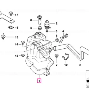 Rezervor fluid - BMW Retur ușor