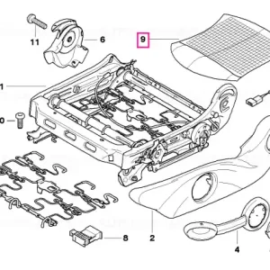 Doar azi Mat senzor, airbag pasager - BMW - Mini