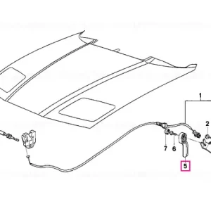Pârghie cablu Bowden - BMW Expediere rapidă