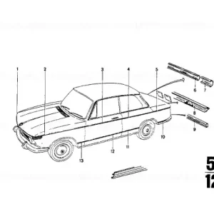 Ieftin Profil spate dreapta - BMW