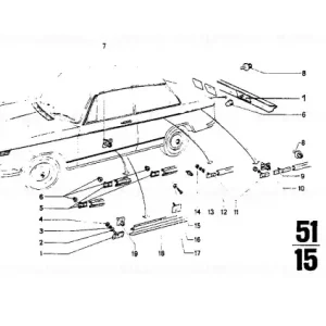 Plată securizată Fixare 30 MM - BMW