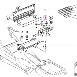 Capac panou instrument CUBIC - BMW Comandă acum