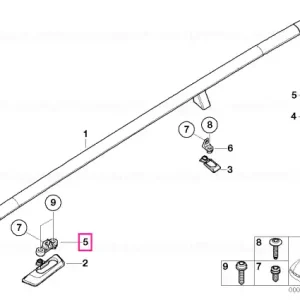 Doar azi Adaptor dreapta - BMW