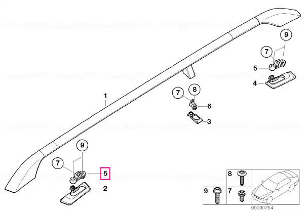 Doar azi Adaptor dreapta - BMW