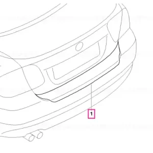 Vezi acum Film protector margine portbagaj transparent E91 VOR LCI '08 - BMW
