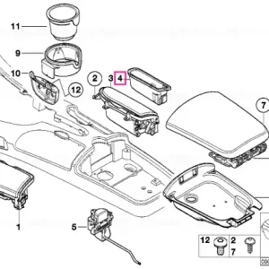 Bestseller Inserție scrumieră - BMW