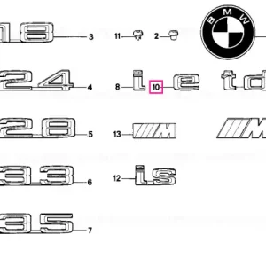 Literă E - BMW Popular