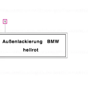 Etichetă GAZELLENBEIGE - BMW Preț promoțional
