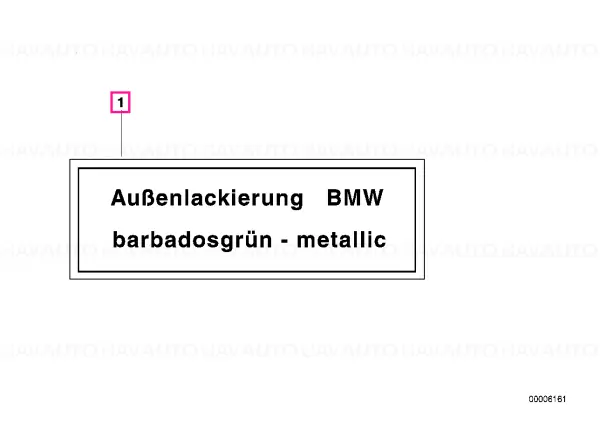 Etichetă LACHSSILBER-MET - BMW Retur ușor