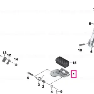 Reazem picior stânga - BMW Motorrad Preț mic