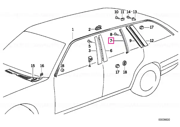 Preț mic Capac spate dreapta - BMW