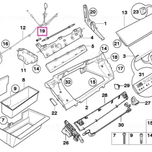 Kit montaj, capac - BMW Retur gratuit