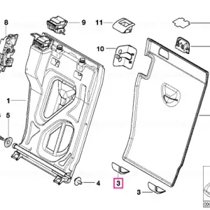 Capac Isofix HELLBEIGE - BMW Nu rata
