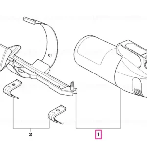 Set instalare pulbere stingator 1 KG - BMW - Mini Reducere extra