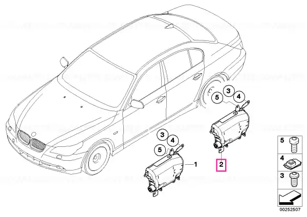 Cumpără acum Modul airbag usa spate stanga - BMW