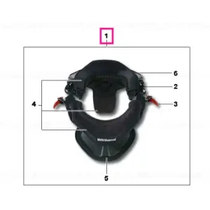 Protector gât fibră carbon mare - BMW Motorrad Preferatul clienților