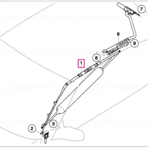 Plată securizată Airbag cap ITS drept - BMW