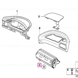 Cel mai vândut Modul airbag pasager - BMW