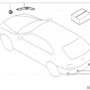Calitate înaltă Kit instalare PDC E53 - BMW