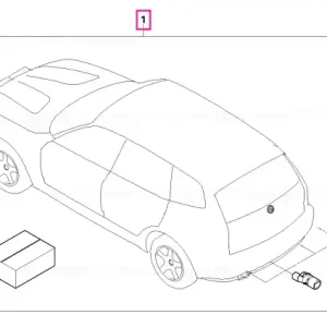 Doar azi Kit instalare PDC - BMW