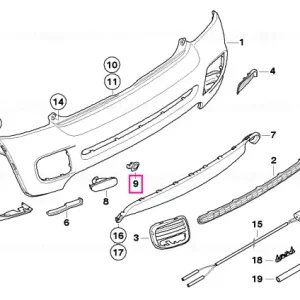 Senzor ultrasonic CODE - UNI/MET. - BMW Noutate