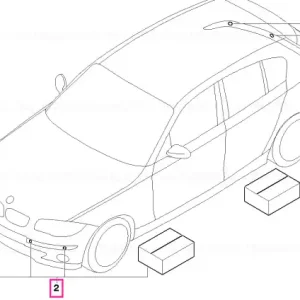 Livrare gratuită Kit instalare PDC fata - BMW
