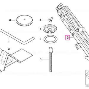 Cric pneumatic - BMW Doar azi