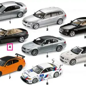 Preferatul clienților Model BMW 1:87, 3ER CAB BRONZ87