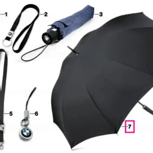 Comandă acum Umbrelă baston BMW BLACK