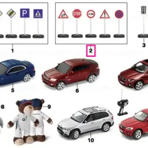 Set semne de trafic BMW 2 Retur gratuit