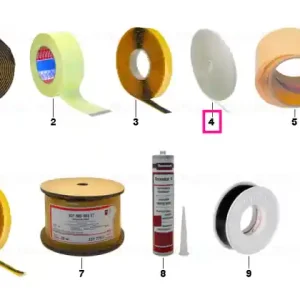 Bandă spumă cauciuc B=12MM, L=9M - BMW Ofertă