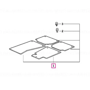 Set covorase fata/spate Festival, Gri Antracit - BMW Seria 3 E30 Discount