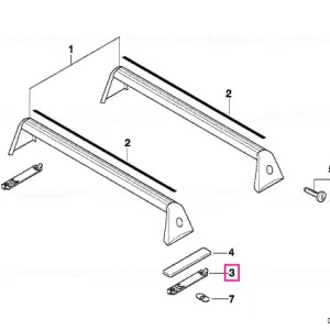 Preț promoțional Adaptor hardtop 2 STÜCK/VORN - BMW
