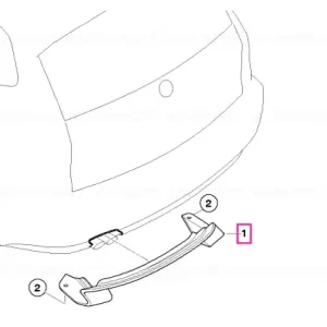 Ornament prapastie spate eșapament sport - BMW Livrare rapidă