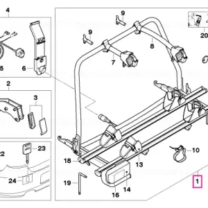 Purtator spate ECE E92/E93 - BMW Transport gratuit