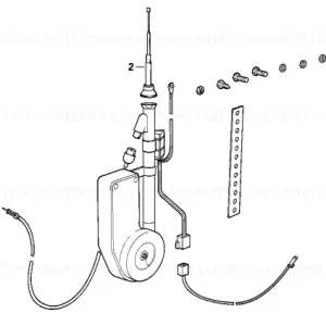 Kit retrofit antenă automată negru 5091SW - BMW Preț redus