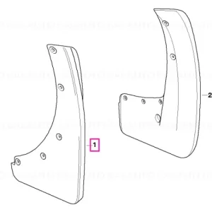 Set aparatori noroi, fata E70 18"+19" - BMW Ieftin