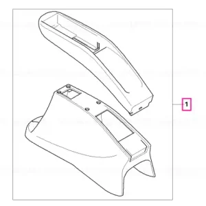 Retur ușor Kit retrofit consola telefon ANTRACIT ANTHRAZIT - BMW - Mini