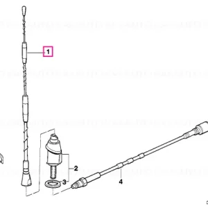 Reducere de preț Radiator antenă D-NETZ 837MM D-NETZ  837MM - BMW
