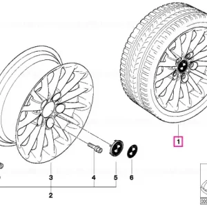 Set roți aliaj vară 225/55R16 95W - BMW Expediere rapidă