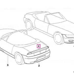 Ofertă specială Set montaj spoiler spate - BMW