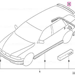 Set montaj spoiler spate - BMW Reduceri