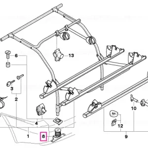 Element arc cu cuplaj remorcare - BMW Nu rata