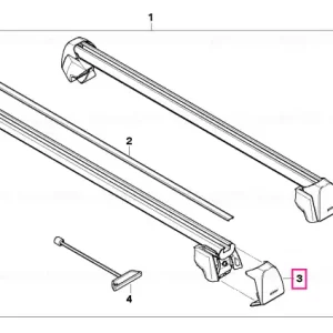 Preț mic Capac protector E83 / E61 - BMW