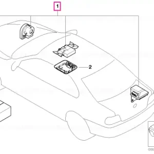Expediere rapidă Kit instalare sistem de alarmă - BMW