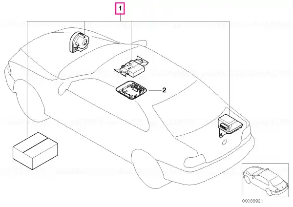 Expediere rapidă Kit instalare sistem de alarmă - BMW