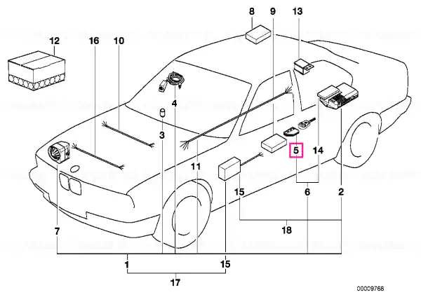 Lichidare de stoc Telecomandă DESIGN 3 - BMW