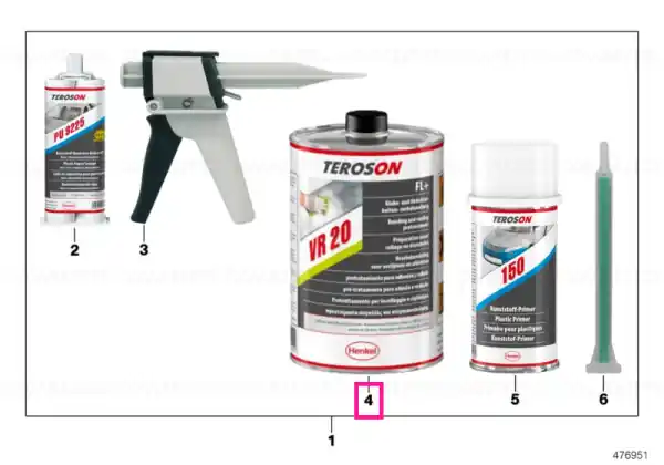 Reducere specială Înlăturător adeziv 1000ML - BMW