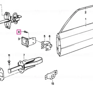 Chilipir Șurub hexagonal cu șaibă M8X25-Z4 - BMW
