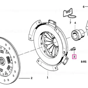 Cumpără online Șurub cap cilindric M8X16-ZNS3 MK - BMW
